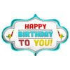 28 inch BIRTHDAY DOTTY FRAME - LA Balloons