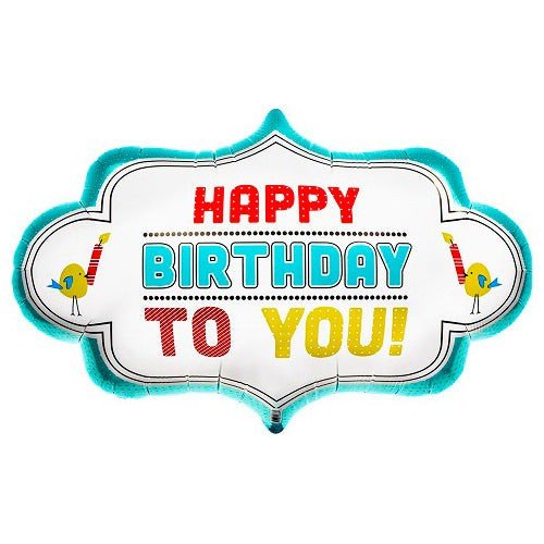 28 inch BIRTHDAY DOTTY FRAME