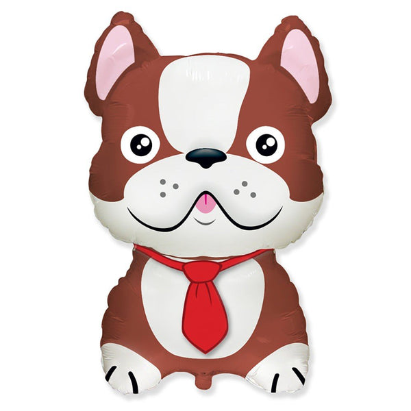28 inch FRENCH BULLDOG - BROWN - LA Balloons