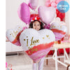 28 inch GEODE WATERCOLOR LOVE - LA Balloons