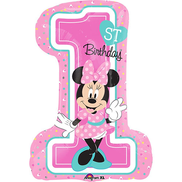 28 inch MINNIE 1ST BIRTHDAY GIRL - LA Balloons