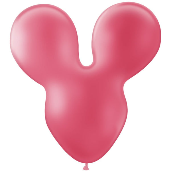 28 inch MOUSEHEAD - ROSE PINK - LA Balloons