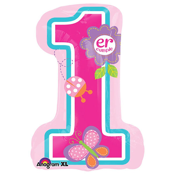 28 inch PRIMER CUMPLEANOS MARIPOSA - LA Balloons