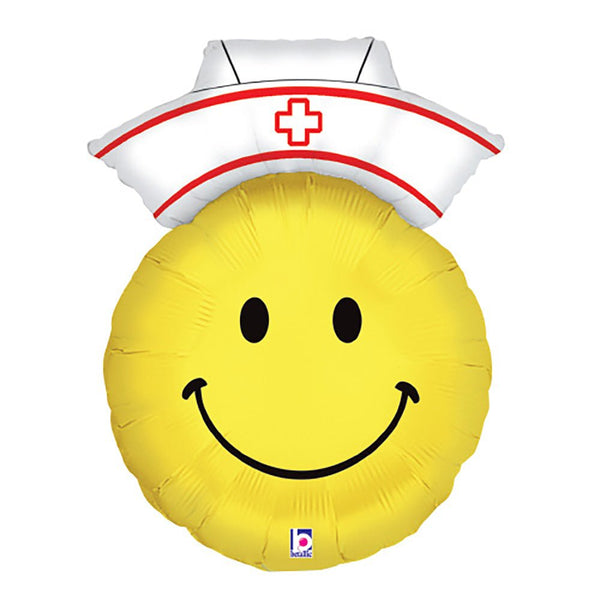 28 inch SMILEY NURSE - LA Balloons
