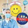 28 inch SMILEY NURSE - LA Balloons