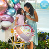 29 inch COLORFUL BEST MOM EVER HEARTS - LA Balloons