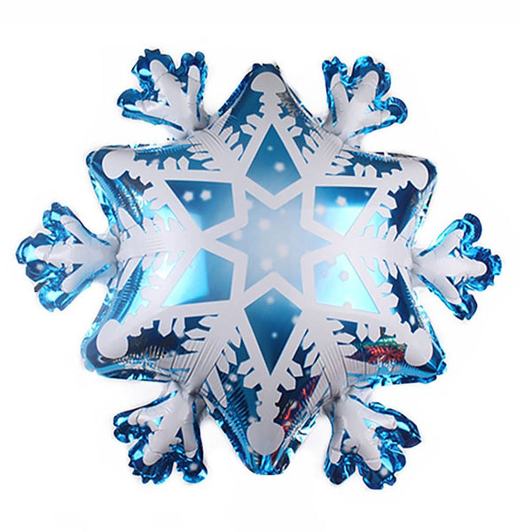 29 inch SNOWFLAKE SHAPE - BLUE - LA Balloons