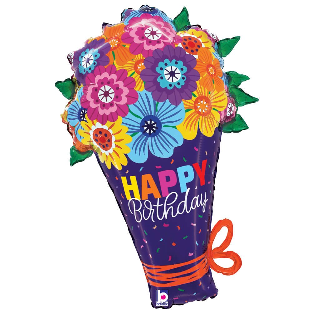 30 inch BOLD BLOOMS BIRTHDAY BOUQUET