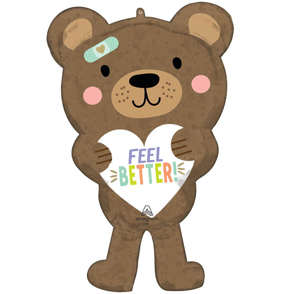 30 inch FEEL BETTER BEAR - LA Balloons