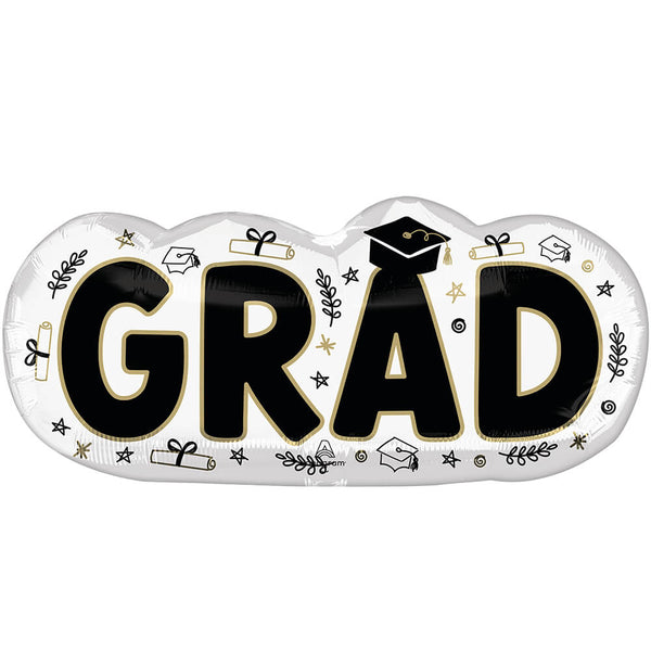 30 inch GRAD SKETCHED IMPRESSIONS - LA Balloons