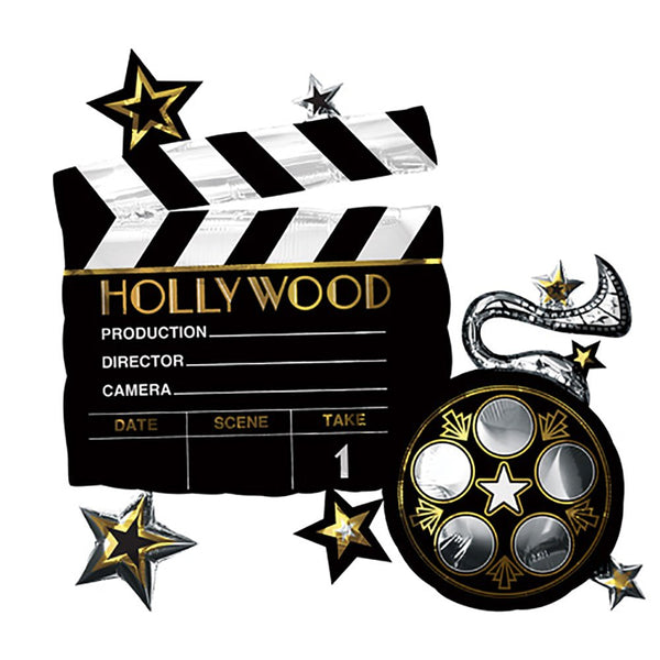 30 inch LIGHTS CAMERA ACTION - LA Balloons