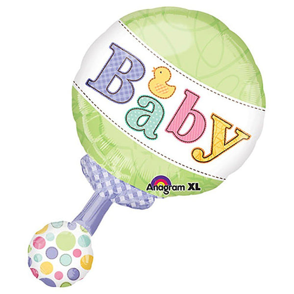 31 inch TINY BUNDLE RATTLE - LA Balloons