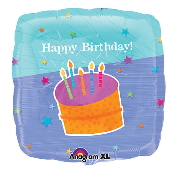 32 inch BIRTHDAY CAKE AND CANDLES - LA Balloons