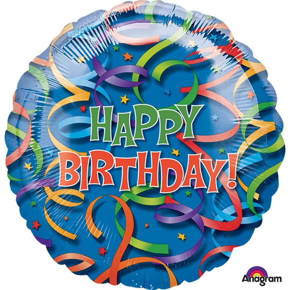 32 inch CELEBRATION STREAMERS BIRTHDAY