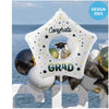 32 inch DIFFUSED OMBRE GRAD CAP DANGLER - LA Balloons