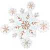 32 inch SATIN WINTER WONDERLAND SNOWFLAKE - LA Balloons