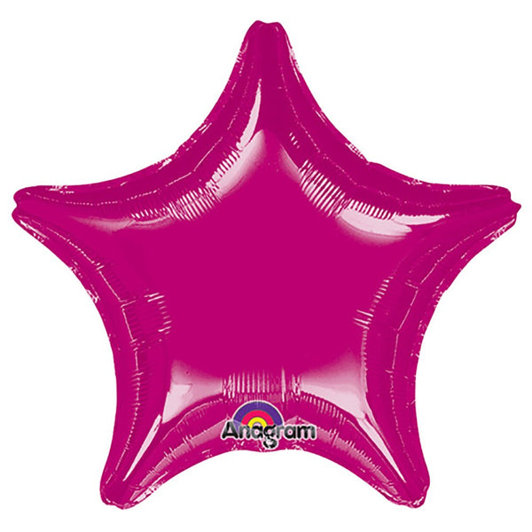 32 inch STAR - FUCHSIA - LA Balloons