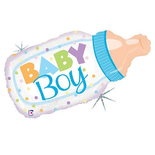 33 inch BABY BOTTLE BOY - LA Balloons