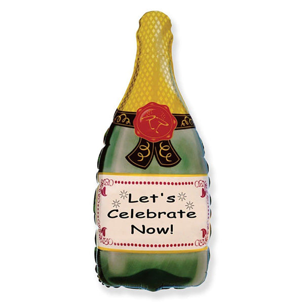 33 inch CHAMPAGNE BOTTLE - LA Balloons