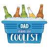 33 inch COOLEST DAD COOLER - LA Balloons