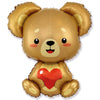 33 inch LOVE BEAR - LA Balloons