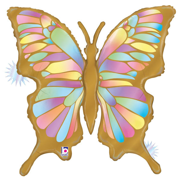 33 inch OPAL BUTTERFLY - LA Balloons