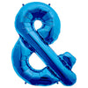 34 inch AMPERSAND - BLUE - LA Balloons