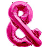 34 inch AMPERSAND - MAGENTA - LA Balloons