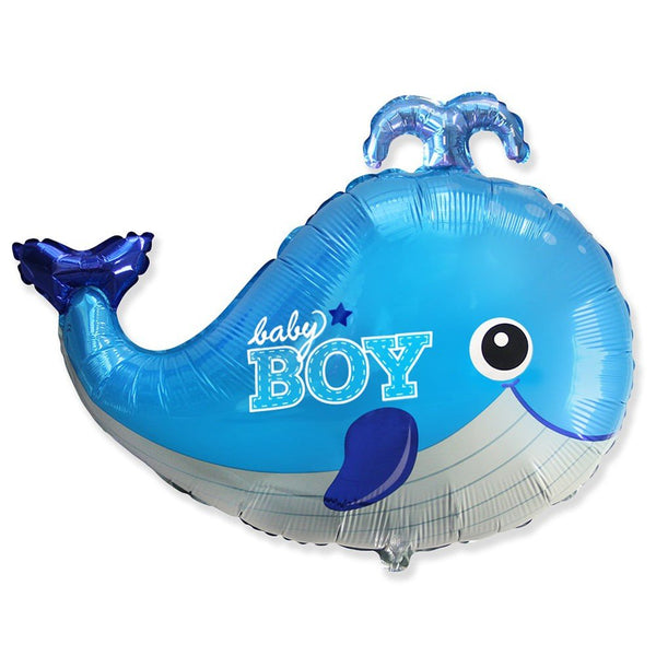 34 inch BABY WHALE BOY - LA Balloons