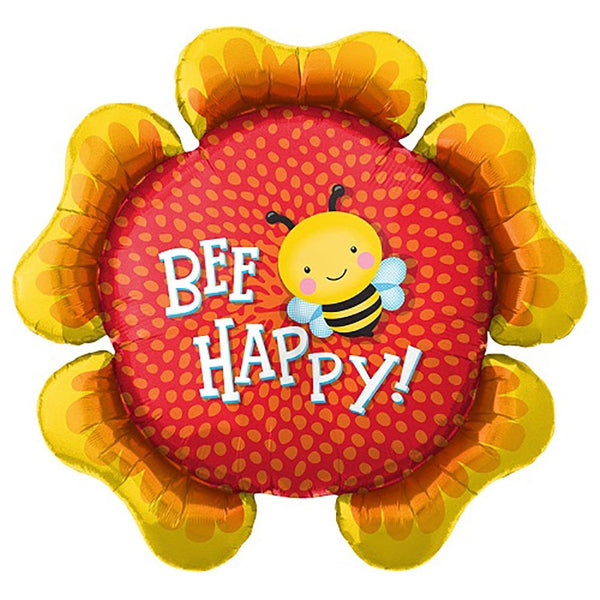 34 inch BEE HAPPY FLOWER - LA Balloons