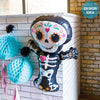 34 inch DAY OF THE DEAD STANDING SKELETON - LA Balloons