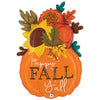 34 inch FALL FLORAL PUMPKIN VASE - LA Balloons