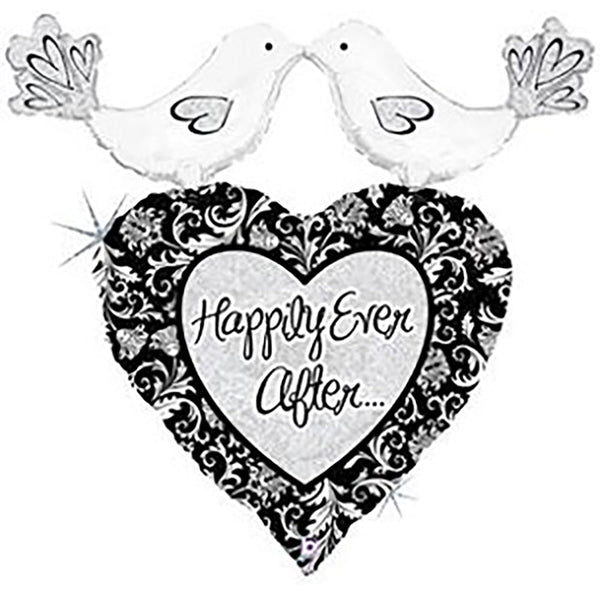 34 inch HAPPILY EVER AFTER - LA Balloons