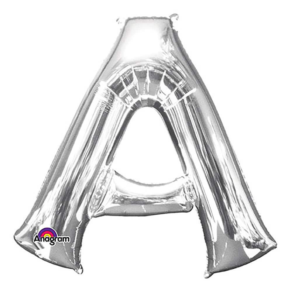 34 inch LETTER A - ANAGRAM - SILVER