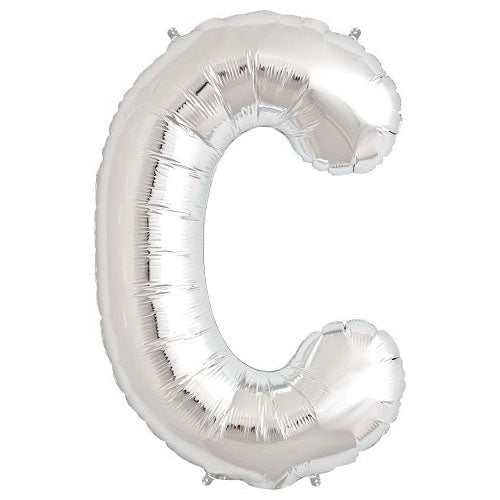 34 inch LETTER C - NORTHSTAR - SILVER
