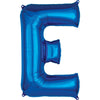 34 inch LETTER E - ANAGRAM - BLUE - LA Balloons