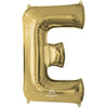34 inch LETTER E - ANAGRAM - WHITE GOLD - LA Balloons