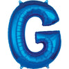 34 inch LETTER G - ANAGRAM - BLUE - LA Balloons