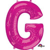 34 inch LETTER G - ANAGRAM - PINK - LA Balloons