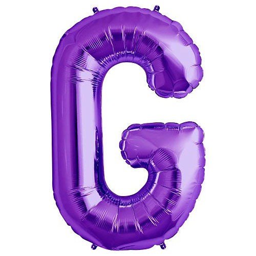 34 inch LETTER G - NORTHSTAR - PURPLE