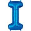 34 inch LETTER I - ANAGRAM - BLUE - LA Balloons
