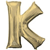 34 inch LETTER K - ANAGRAM - WHITE GOLD - LA Balloons