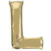 34 inch LETTER L - ANAGRAM - WHITE GOLD - LA Balloons