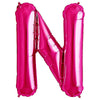 34 inch LETTER N - NORTHSTAR - MAGENTA - LA Balloons