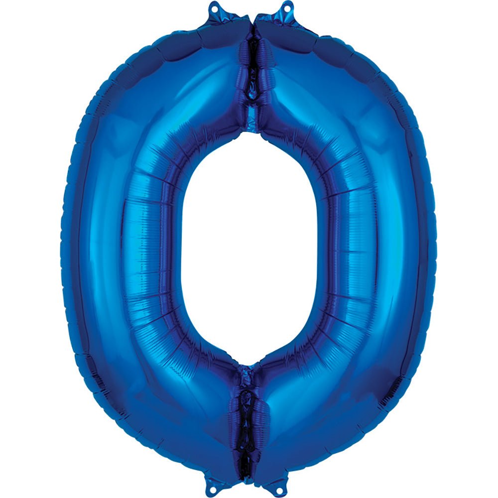 34 inch LETTER O - ANAGRAM - BLUE