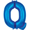 34 inch LETTER Q - ANAGRAM - BLUE - LA Balloons