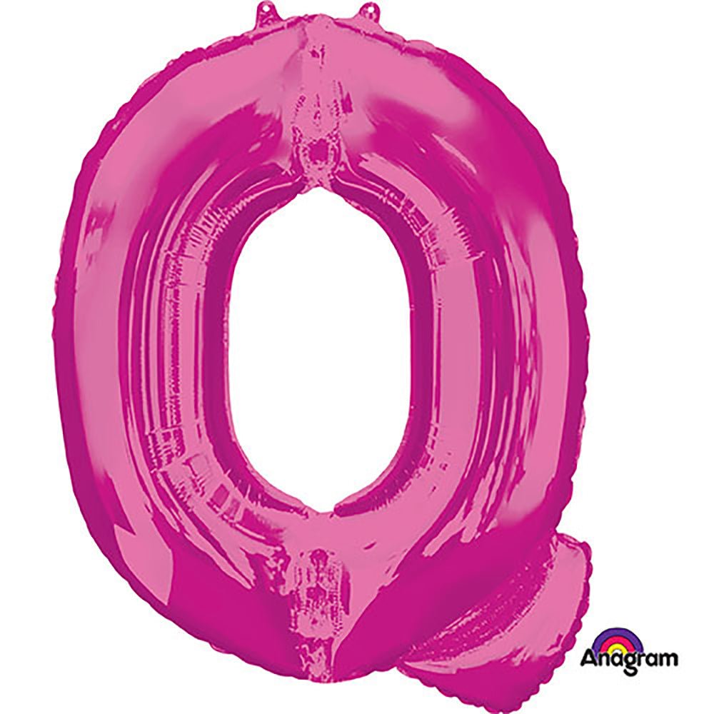 34 inch LETTER Q - ANAGRAM - PINK