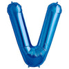 34 inch LETTER V - NORTHSTAR - BLUE - LA Balloons