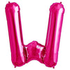 34 inch LETTER W - NORTHSTAR - MAGENTA - LA Balloons