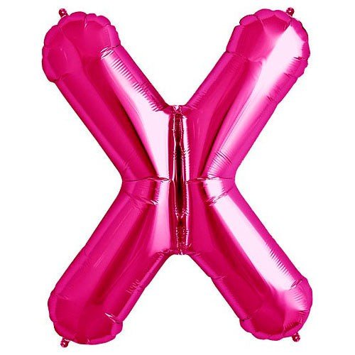 34 inch LETTER X - NORTHSTAR - MAGENTA